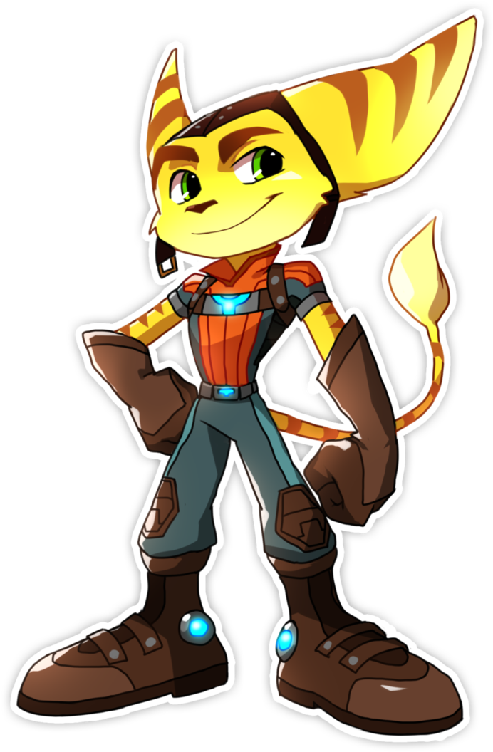 Ratchet By Bloomth - Cartoon (732x1091)