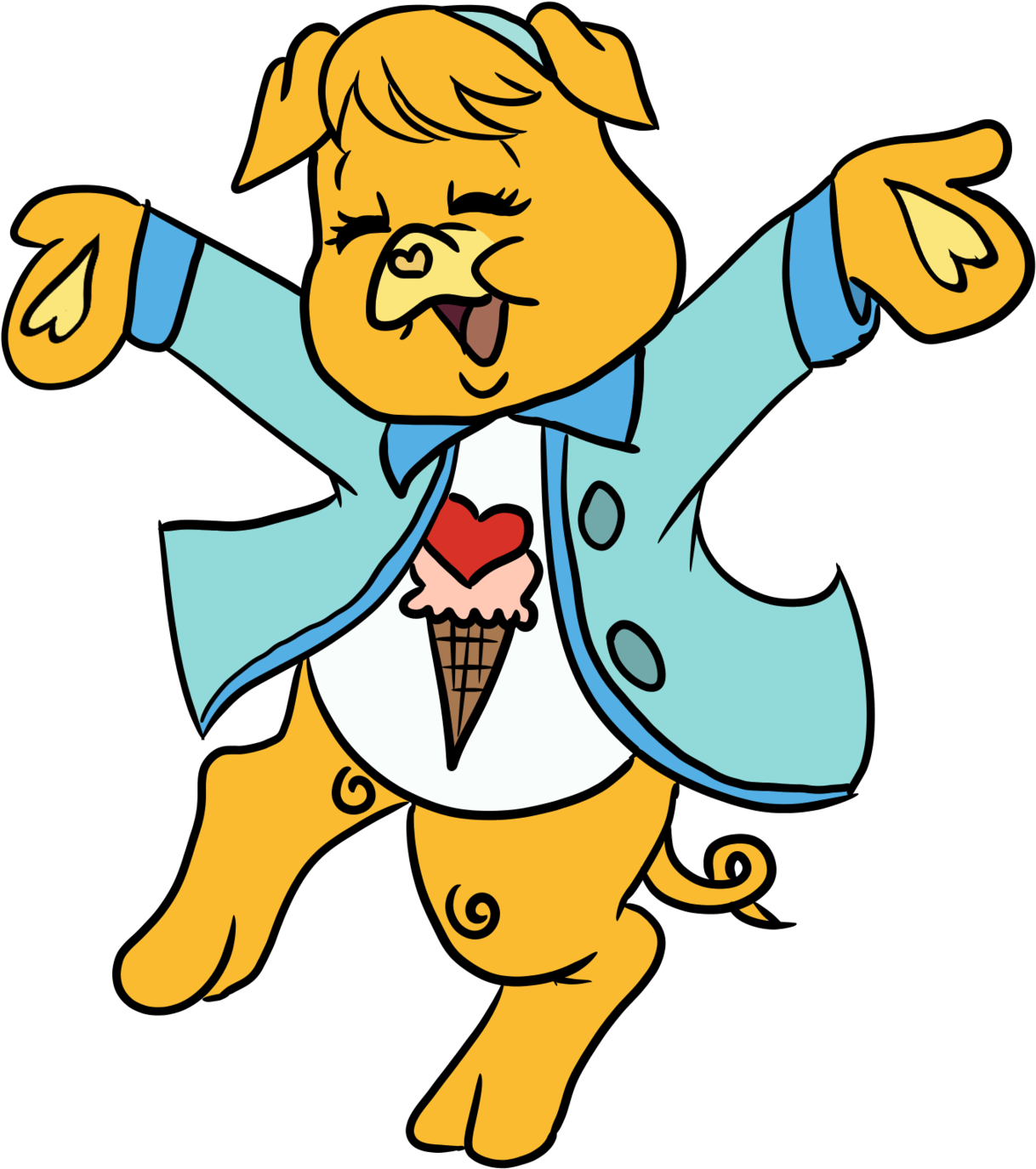 Treat Heart Pig - Care Bears (1280x1479)