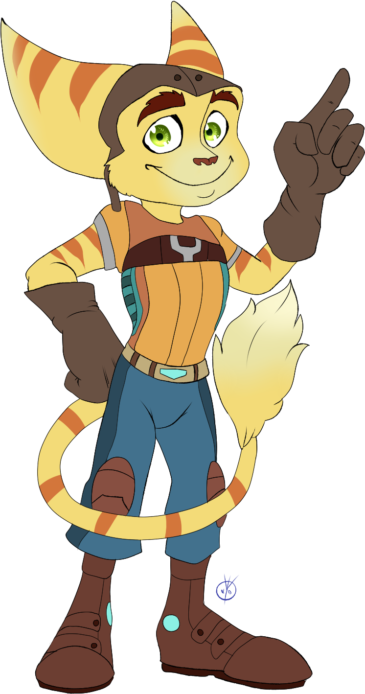 Ratchet - Cartoon (889x1494)