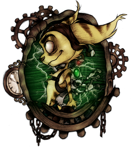 Ratchet And Clank - Ratchet And Clank Fan Art (500x592)