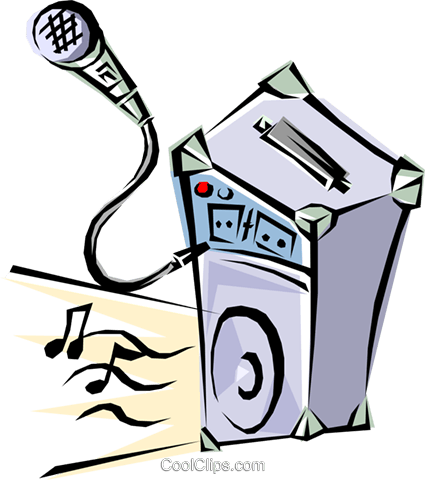 Microphone Clipart Cool - Karaoke Clip Art (425x480)