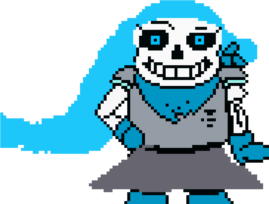Blueberry Sans - Blueberry Sans Pixel Art Cat (910x700)