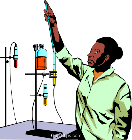 Lab Technicians Royalty Free Vector Clip Art Illustration - Parent (455x480)
