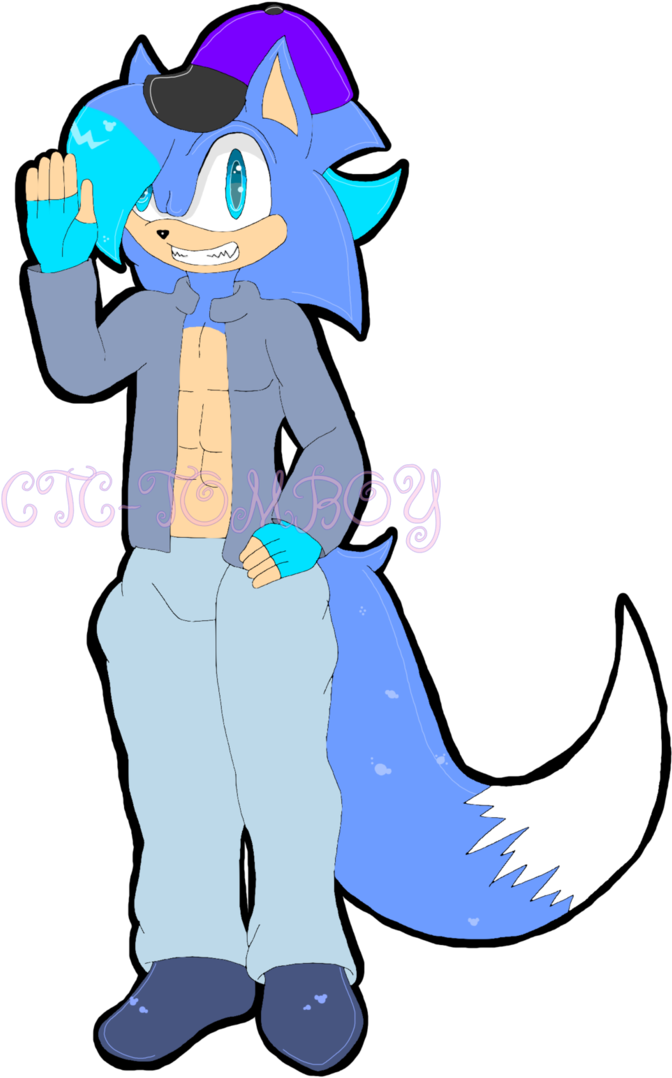 {rq} Blueberry Boi By Ctc-tomboy - Cartoon (715x1116)