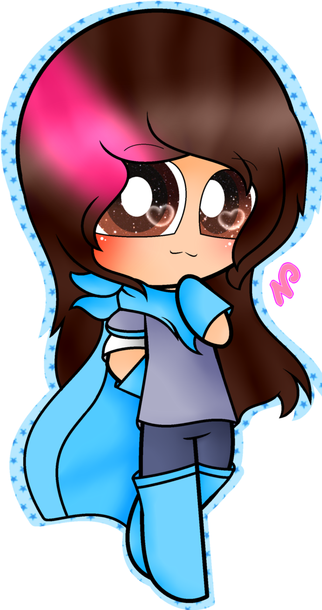 ~me Cosplaying As Blueberry By Nini The Angel Kitty - Cartoon (651x1226)