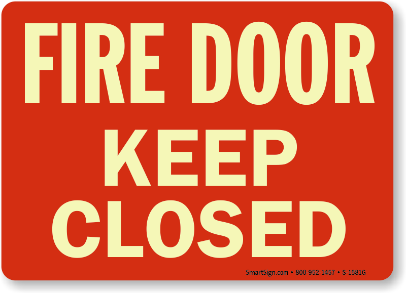 Zoom, Price, Buy - Fire Door Keep Shut Sign (800x579)