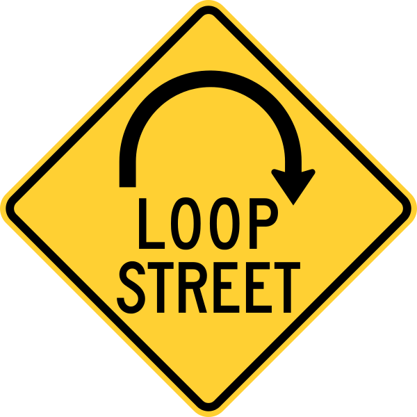 Padot W14 2 - Brady 115536 Traffic Sign,24 X 24in,bk/yel,text (600x600)