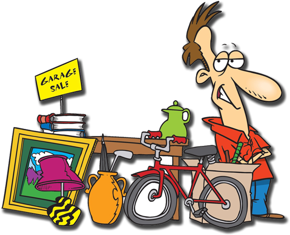 Garage Sale Sales House Clip Art - Garage Sale Clip Art (600x485)