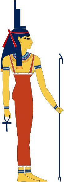 Figure - Isis Ancient Egyptian God (273x599)