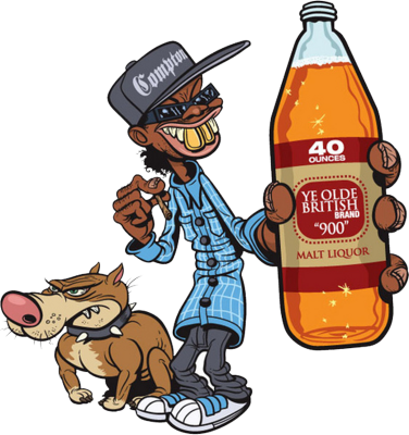 Gangster Cartoon Boy - Cartoon Gangster (376x400)