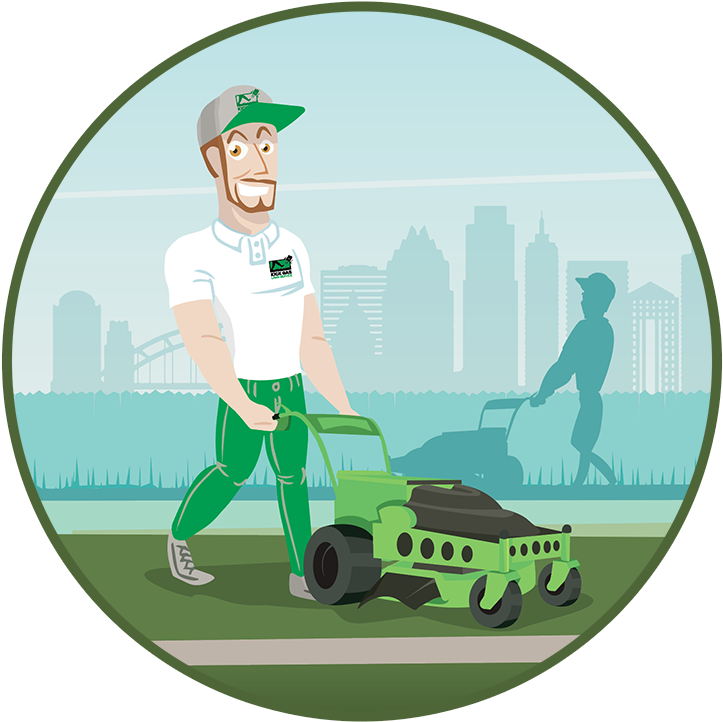 Mowing - Illustration (753x772)