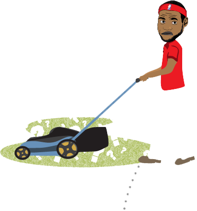 One Of The Reasons Lebron Is So Great At The Game Of - Walk-behind Mower (399x427)