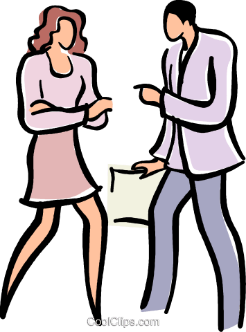 Co Workers Having A Discussion Royalty Free Vector - Professional Certification (355x480)