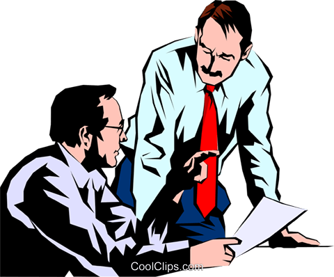 Men Meeting Royalty Free Vector Clip Art Illustration - Cartoon (480x398)