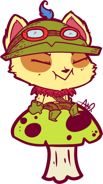 Cosplay - Teemo Shroom Gif (336x600)