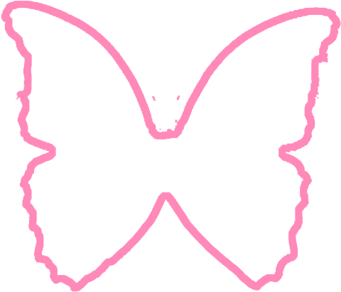 Texture Rainbow Butterfly Filler Polyvore Clippingg - Butterfly (500x500)