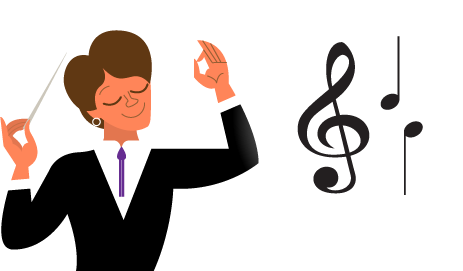 Isfp - Treble Clef Pillow Case (463x271)