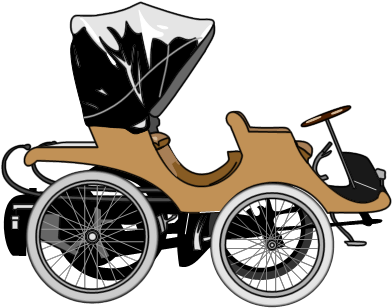 Smart Exchange - 1800s Car Clipart (420x335)
