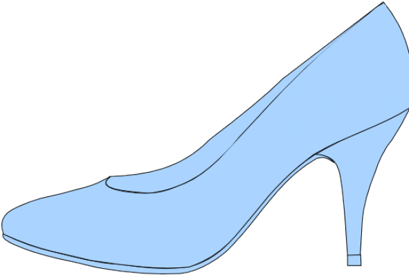 Shoe Clipart Glass - Glass Slipper Clip Art (640x480)