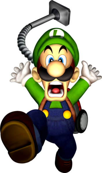 Image - Luigi's Mansion Luigi Png (353x599)