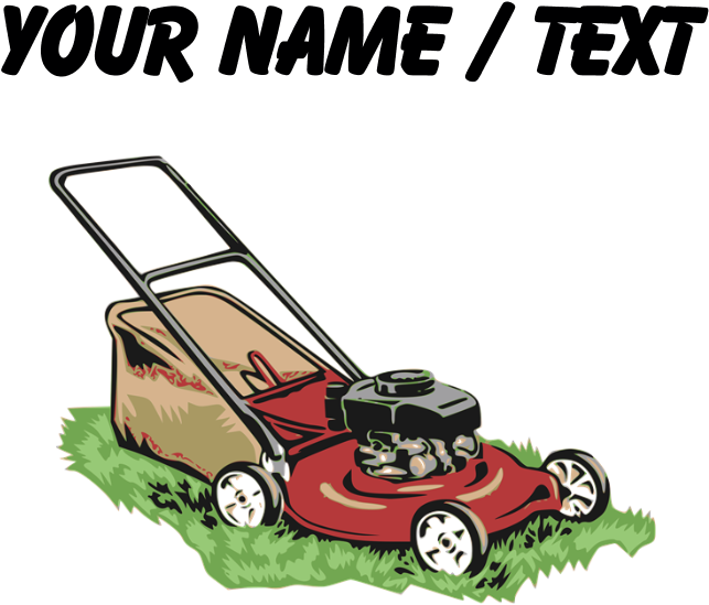 Custom Lawnmower Baseball Cap - Lawn Mower Transparent Background (700x700)