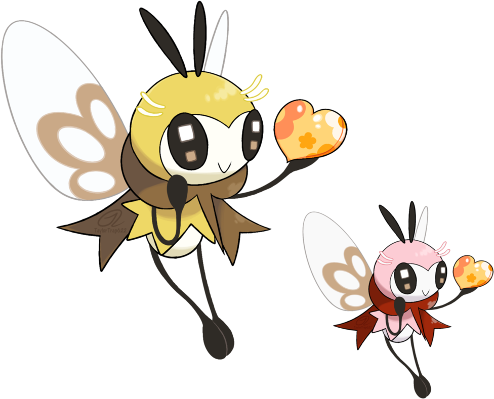 Pokemon Fan Art - Pokemon Ribombee Fanart (995x803)