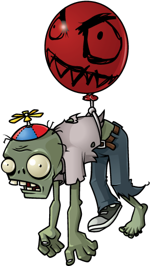 1769838-zombie Flying - Plants Vs Zombies Zombies (311x517)