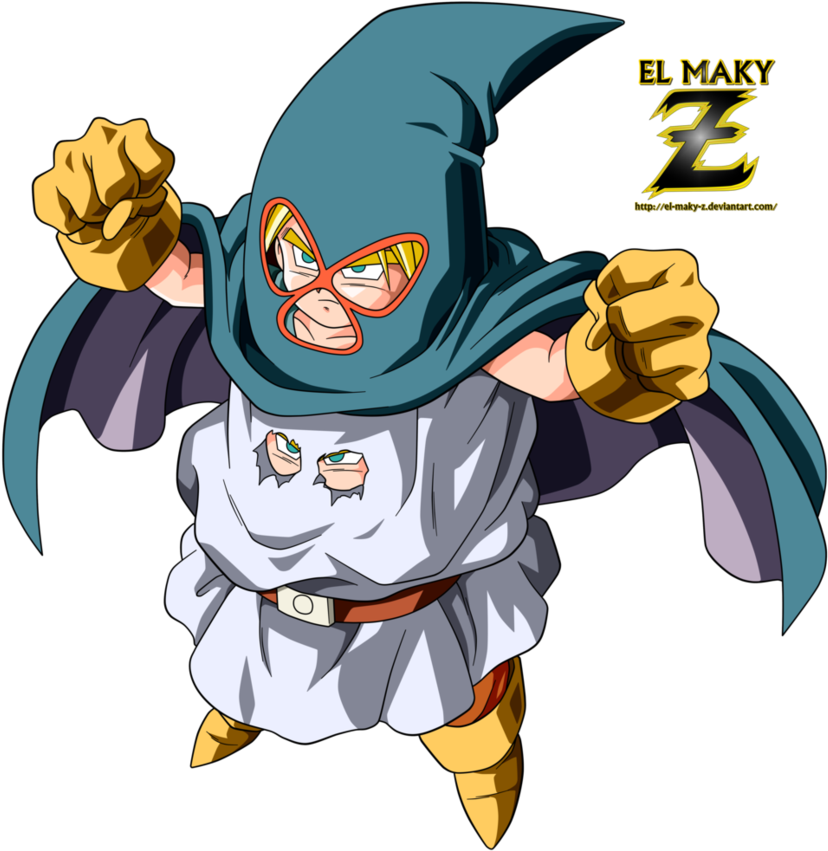 Mighty Mask Ssj By El Maky Z - Goten E Trunks Fantasia (887x901)