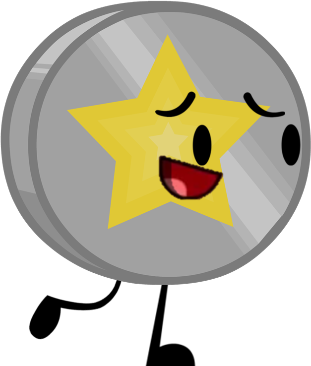 Silver Star Coin Pose - Object Multiverse Star Coin (642x745)