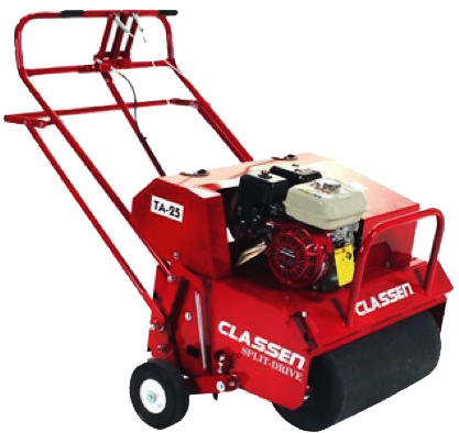 Classen 25in Split Drive Aerator Honda Gx120 - Classen Ta-25d Aerator 25" Split Drive Walk Behind (600x600)