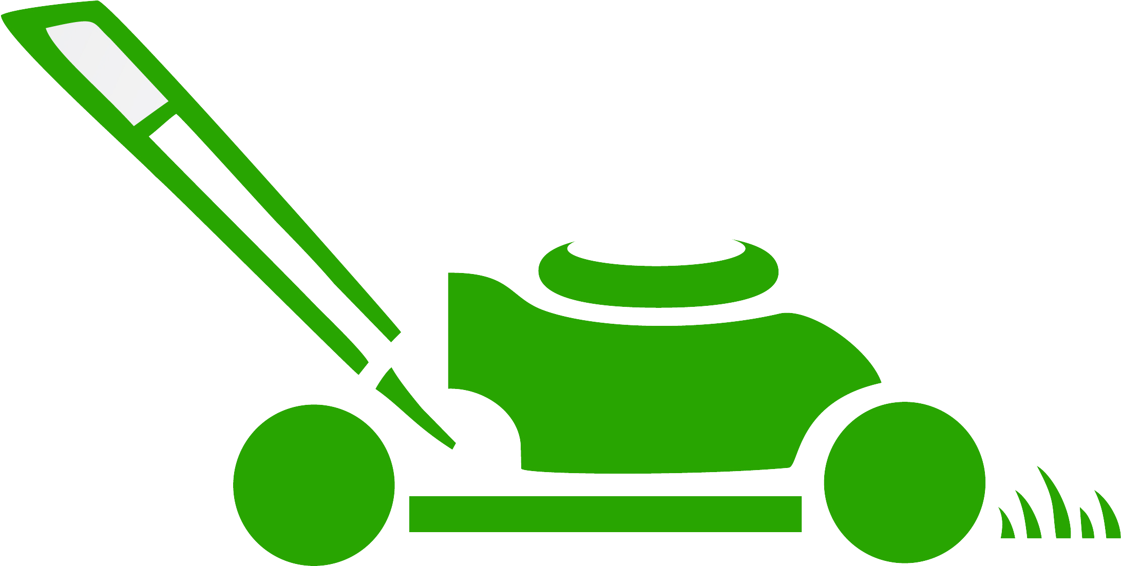 Free Lawn Care Clip Art For Logo - Green Lawn Mower Clip Art (2554x2087)
