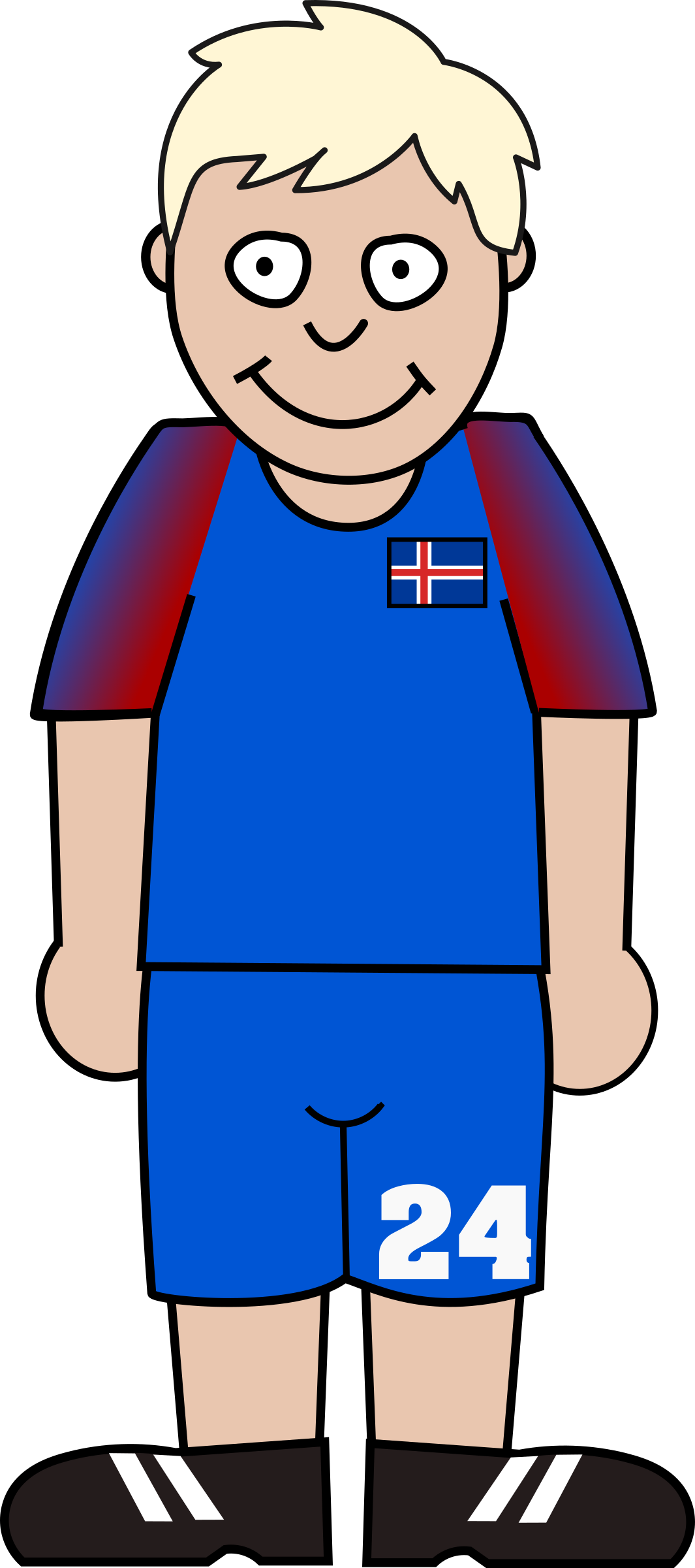 Big Image - World Cup Soccer Player Clipart Png (1065x2400)