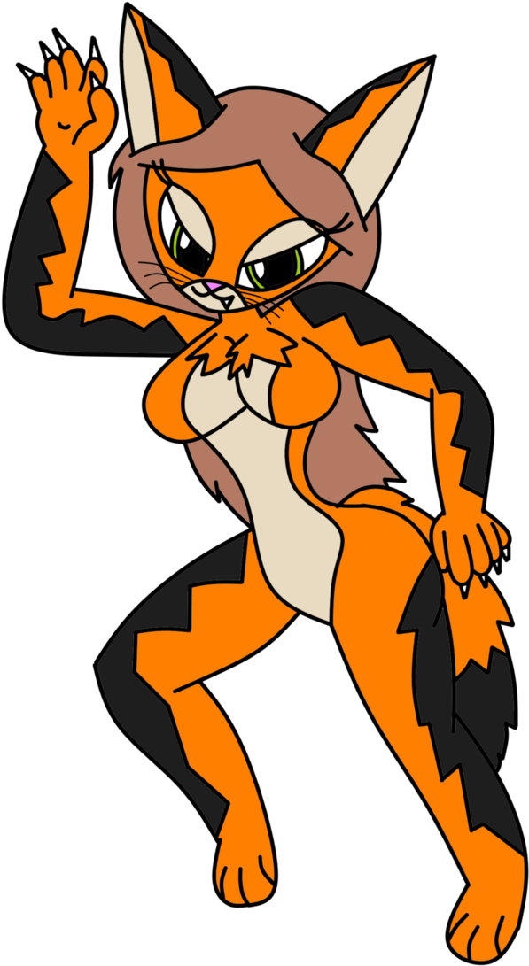 Tonya The Tiger By Toontk - Cartoon (715x1116)