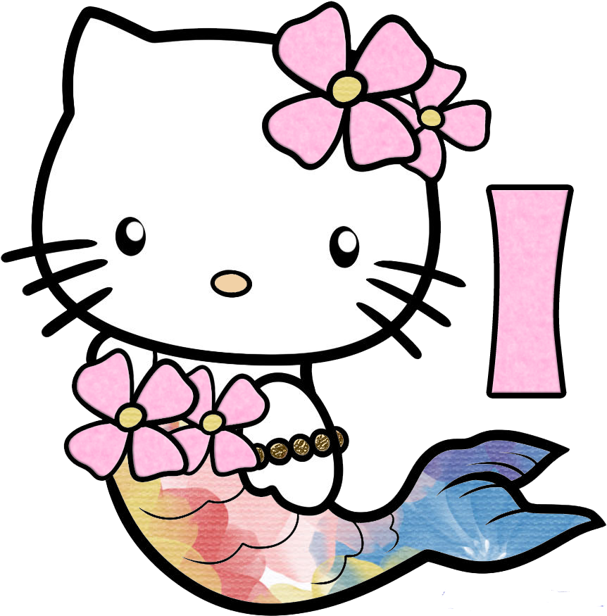 More Information - Hello Kitty Mermaid Coloring Pages (979x976)