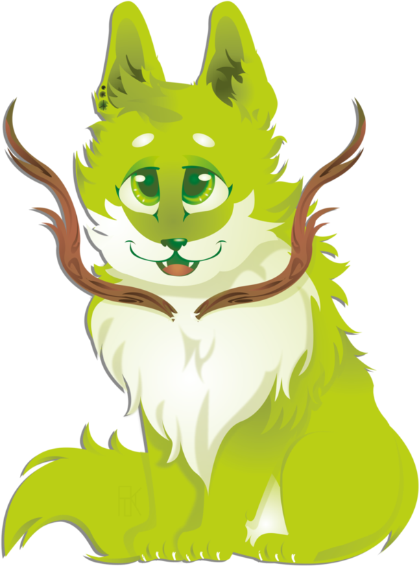 Amaterasu's Green Comission By Pokabulrai - Illustration (837x954)