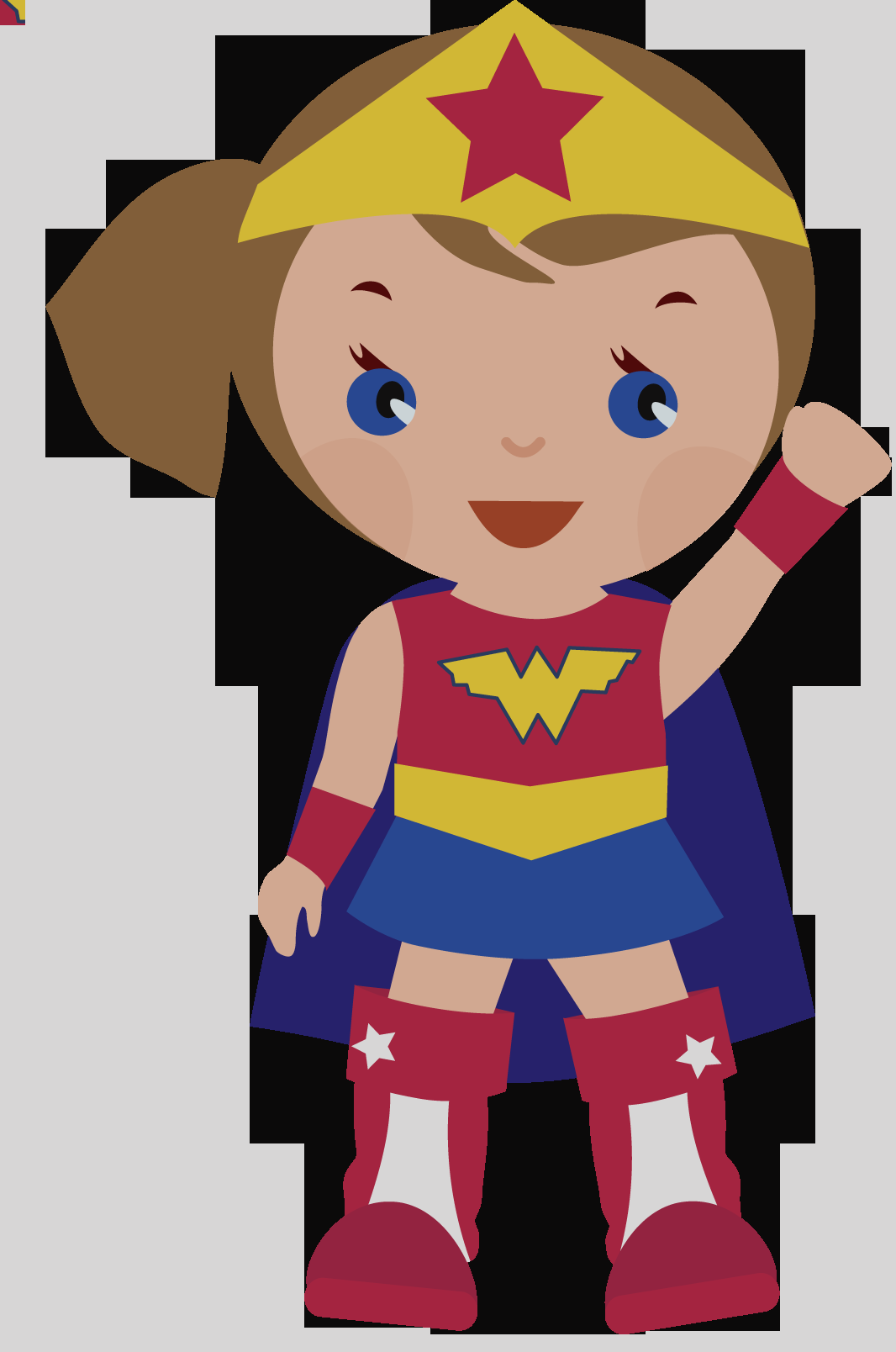 Clip Art Superhero Girl Super Hero Clip Art Free Clipart - Wonder Woman Clipart (1066x1608)