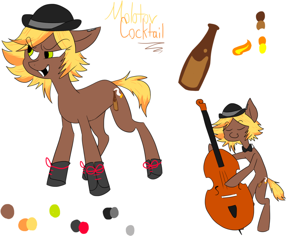 Molotov Cocktail By Quinsecticide - Cartoon (988x808)