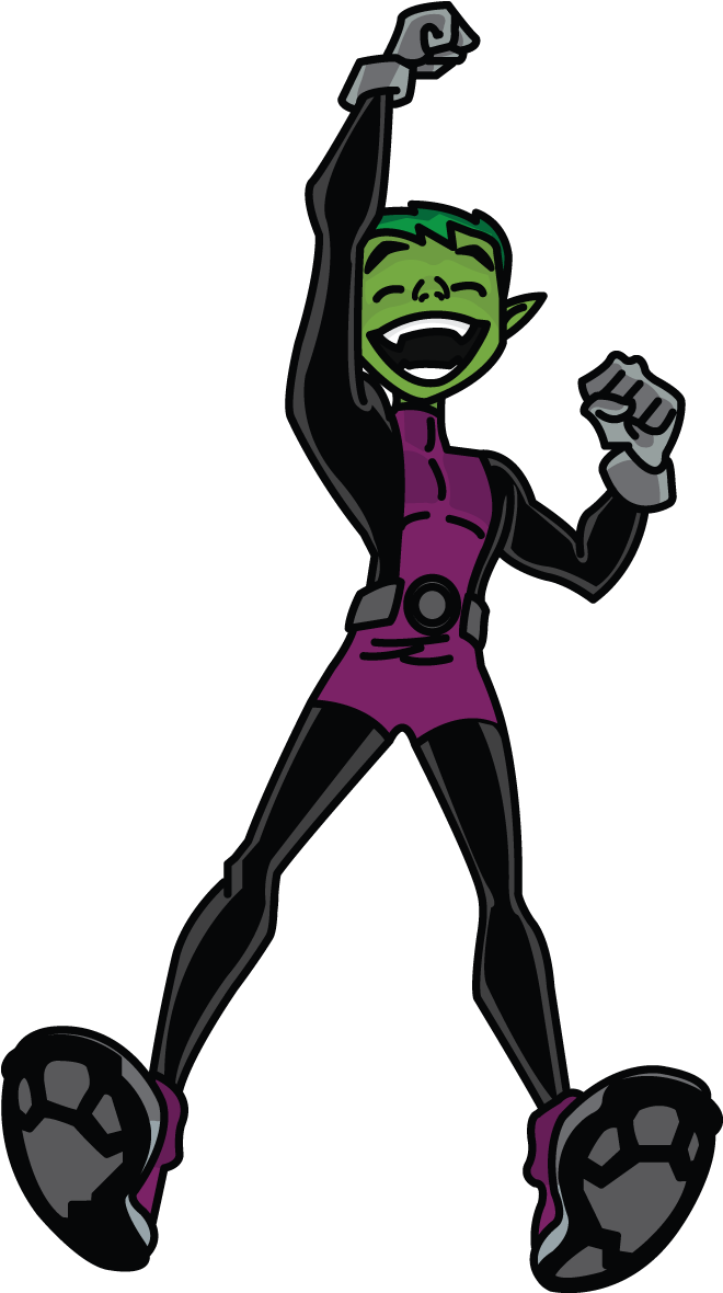 Teen Titans - Draw Beast Boy In Teen Titans (720x1280)