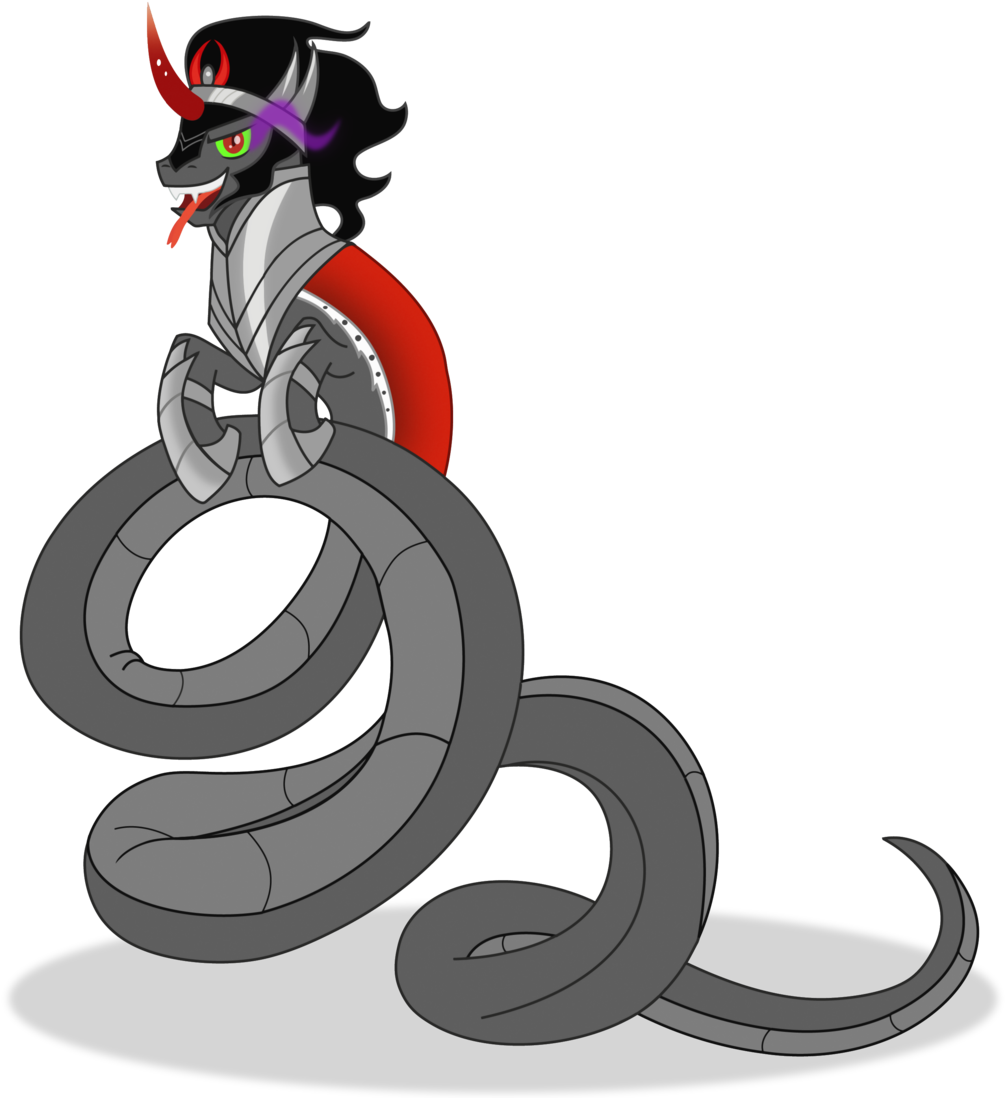 King Sombra Naga - My Little Pony King Sombra Dragon (1024x1103)