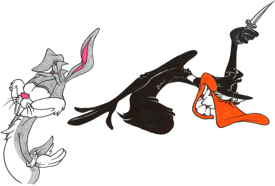 Gonna Stab Me A Bunny By Lotusbandicoot - Deviantart Bugs Bunny Yosemite Sam Elmer Fudd Porky (1109x721)