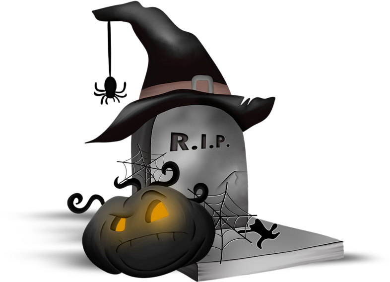 Cartoon - Halloween - Deco Halloween Png (800x581)
