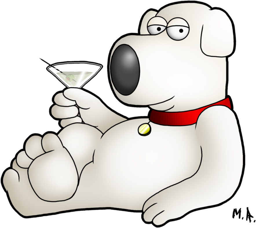 Brian's Martini By Shadowninja976 - Brian Griffin (948x842)