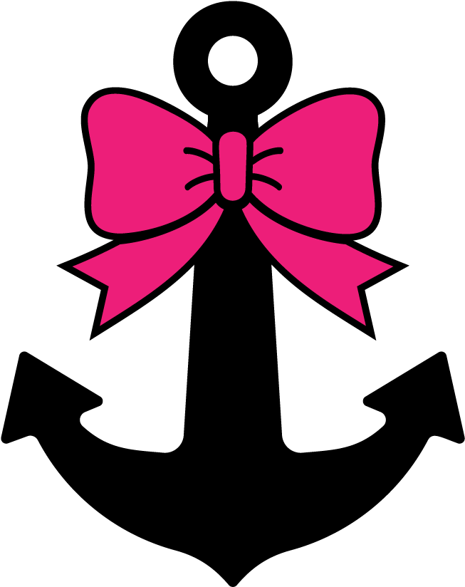 Alligcutter Anchor Bow Monogram 03 - Bow (864x864)