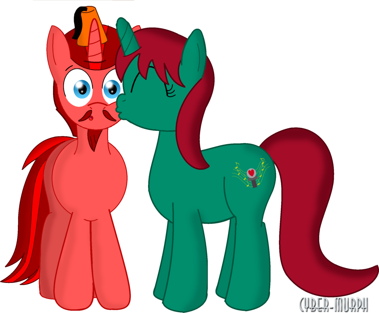 Cyber-murph, Commission, Cute, Facial Hair, Fez, Hat, - Mlp Jasper Pie (1240x1024)