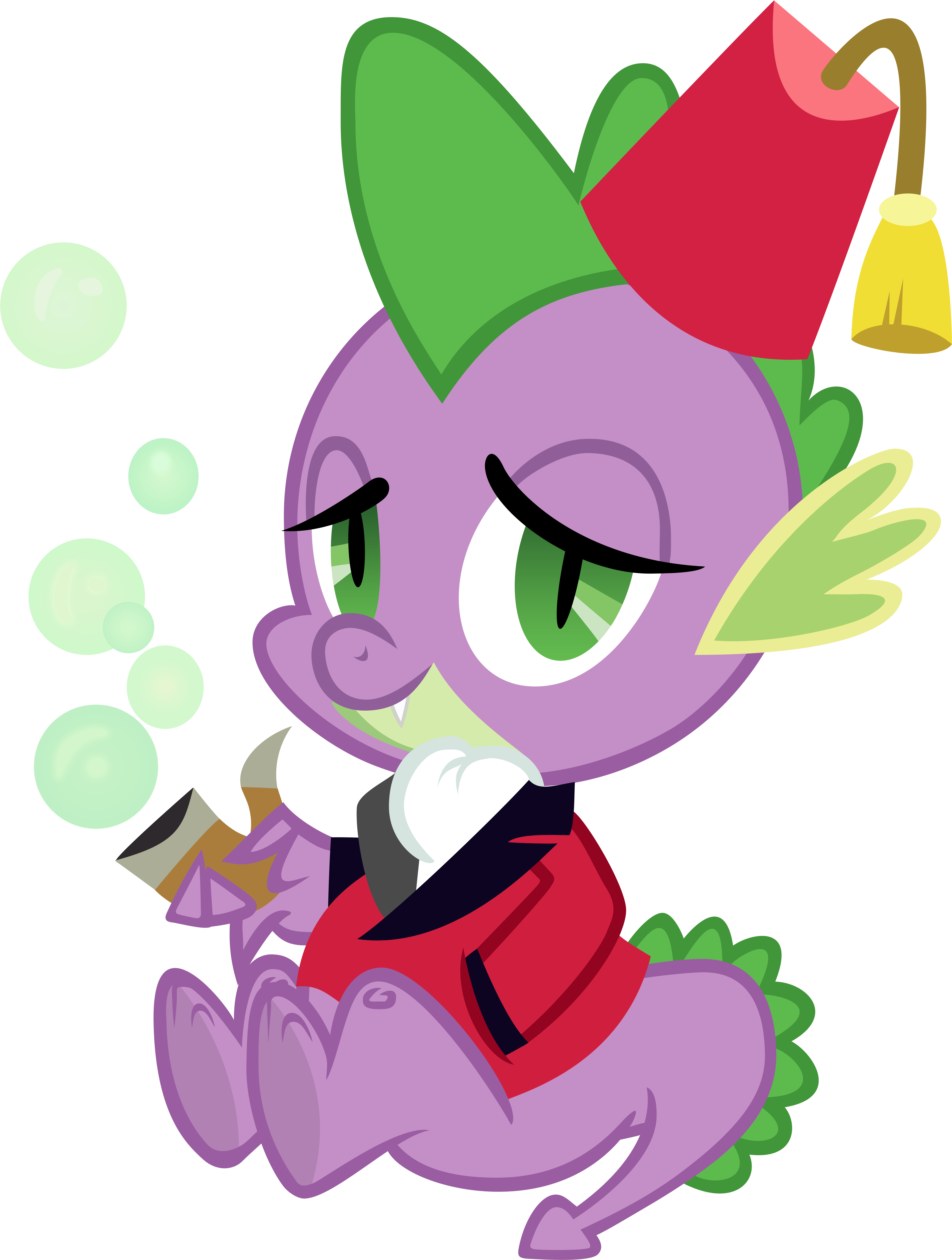 Spike In Fez By Crusierpl - Mlp Fez (6000x7872)