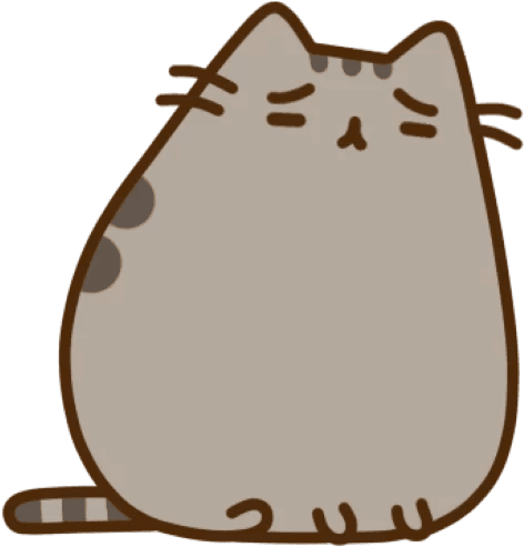 Pusheen Telegram Sticker - Pusheen The Cat Edible Cake Topper (512x512)