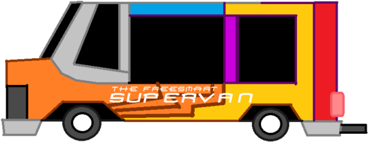 Freesmart Supervan Stylized By Paulie999 - Bfdi Freesmart Supervan (600x303)