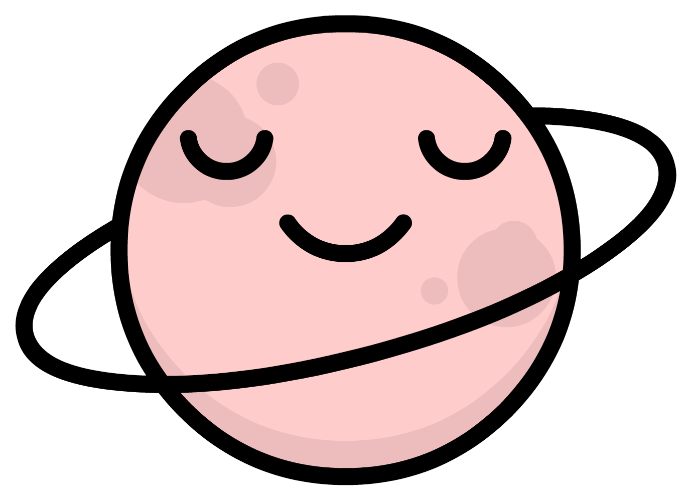 Happy Space Sticker By Shallow Lagoon - Smiley Face Clip Art (1525x1203)