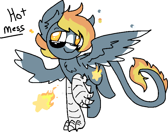 Nootaz, For Sale, Hippogriff, Oc, Oc Only, Safe, Simple - Cartoon (681x536)