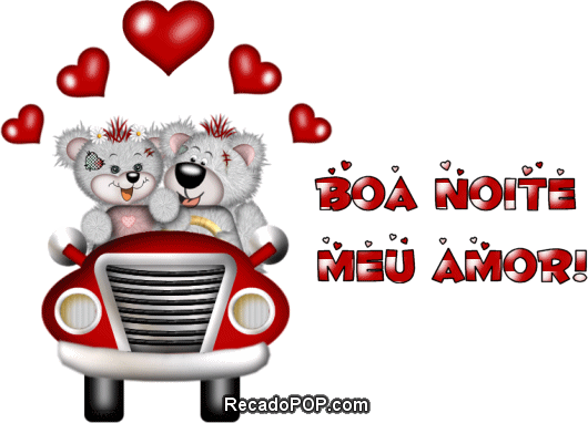 Mensagens De Boa Noite, Amor Para Facebook - Gute Fahrt Bilder Gif (530x382)